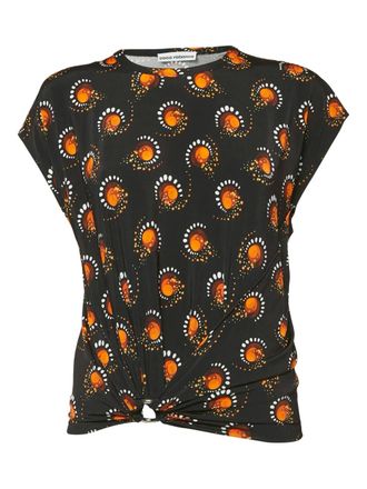 Paco Rabanne Blusa con arricciatura - Nero