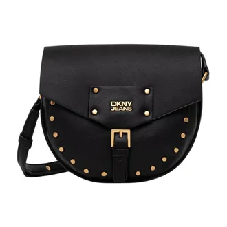 DKNY Bolso Cruzado Payton con Solapa - Bags - Mujer - Negro - ONE SIZE