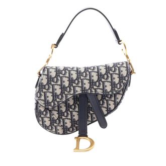 Dior Pre-owned Dior Mini Oblique Canvas Saddle Bag Ladies MZAVQZCVDF0YSOI8