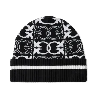 Pinko Black Stylish Hats - female - PINKO - Accessories - Black - ONE SIZE - Accessories