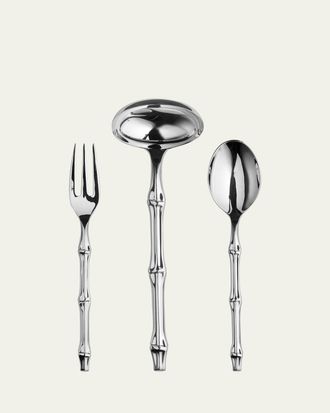 Mepra Bali 3-Piece Serving Set, Mirror