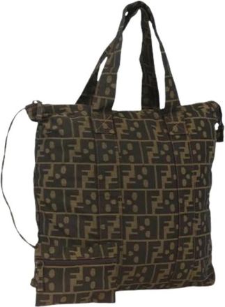 Fendi Pre-owned Vintage Tote Bag - Dames - Vintage Shopper - Bruin - ONE Size - Vintage