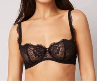 Journelle Isabel Balconette Underwire Bra In Black