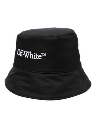 Off-white Bookish Logo-Embroidered Hat