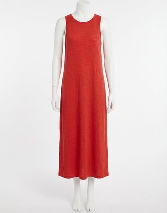 Z Supply Mystic Textured Midi Dress In Cabana Red