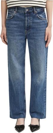 Anine Bing Gavin Jean - Dames - Jeans - Blauw - Maat: W30 Katoen