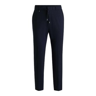 HUGO BOSS Heren C-Perin effen broek (Blauw)