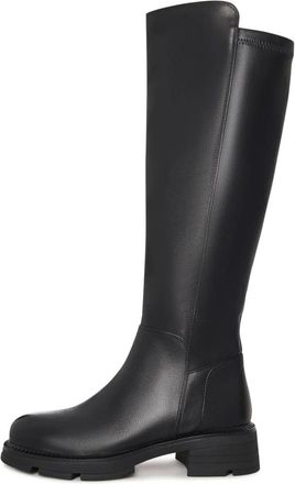 Cesare Gaspari Elegante Rider Knielaarzen - Dames - Hoge Laarzen - Zwart - 38 EU - Leer - Schoenen