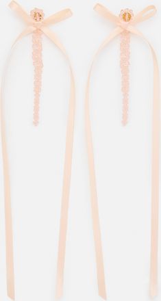 Simone Rocha Orecchini A Goccia Con Nastro