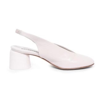 Halmanera Pumps, female, White, Size: 9 US Galia21 Slingback Shoes Made in Italy