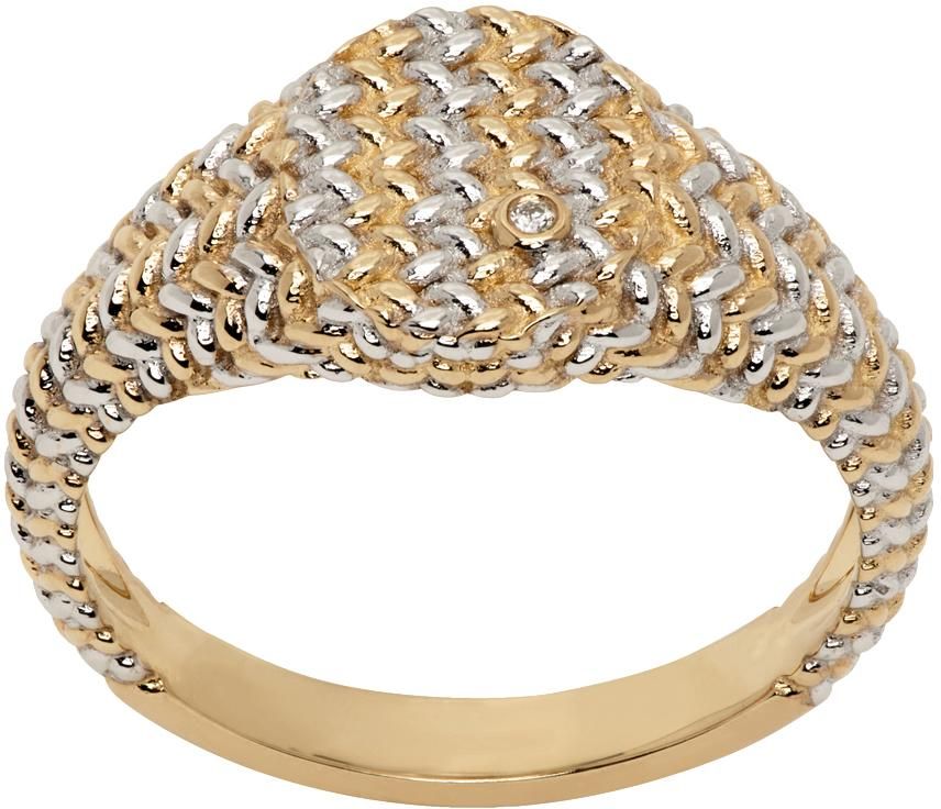 Yvonne Léon Rings, female, Yellow, Size: 52 MM Fil Soleil
