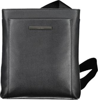 Calvin Klein Schoudertas met Logo - Heren - Schoudertassen - Zwart - ONE Size - Polyester - Tassen