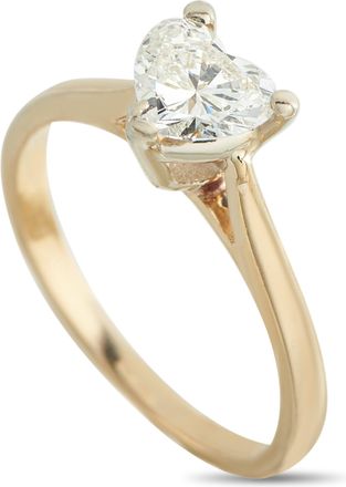 Luxury Bazaar 14K Yellow Gold 0.83ct Diamond Ring MF21-050526