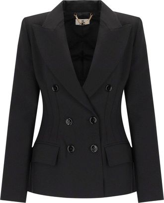 Elisabetta Franchi BLAZER DOPPIOPETTO NERO ELISABETTA FRANCHI