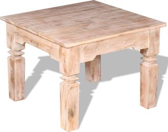 vidaXL Mesa De Centro De Madera De Acacia 60x60x45 Cm Vidaxl