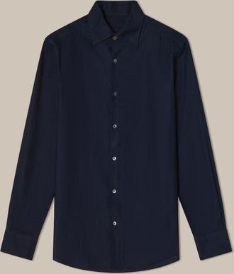 Robert Talbott Morgan Giro Inglese Shirt in White at Nordstrom, Size X-Large
