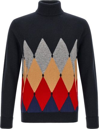 Ballantyne Blue Turtle Neck Sweater