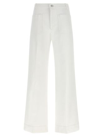 Victoria Beckham Cotton Fla Womens Jeans