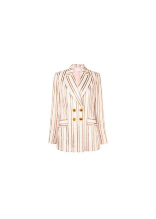 Peter Pilotto orange, pink & gold striped blazer Size S