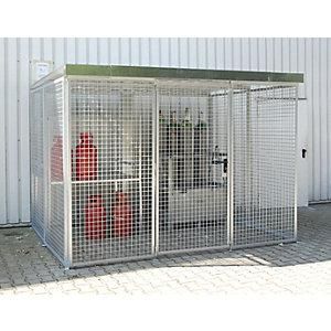 Bauer Gasflaschen-gittercontainer Mit Dach Und Einfl&uuml;geltor Bxt