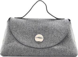 Celine Orb Handbag Felt satchel - Grijs