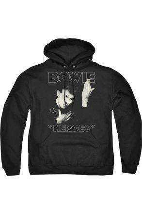 Gildan David Bowie Heroes Cover Adult Pull Over Hoodie