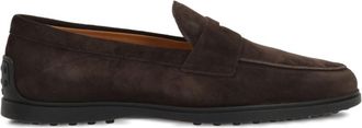 Tod's Brown Suede Loafers