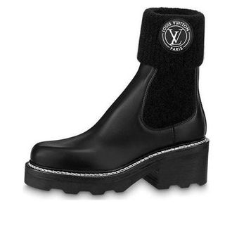 Louis Vuitton (WMNS) LOUIS VUITTON LV Beaubourg Ankle Boots Black 1AABU1