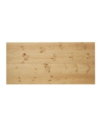 Deco Wood Cabecero de madera maciza en tono medio de 140x80cm
