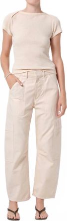 Citizens Of Humanity Marcelle Low Slung Cargo Pants In Roselle