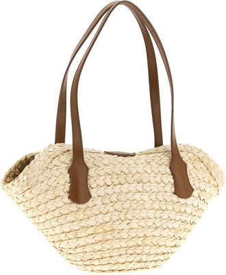 Dolce & Gabbana Womens Beige Cork Shoulder Bag