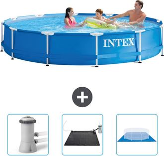 Intex Piscina Con Estructura Redonda - 366x76 Cm - 6-piezas Scb79