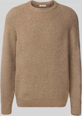 Only & Sons Relaxed Fit Strickpullover aus Baumwoll-Mix Modell DALE LIFE in Hellbraun, Größe XXL