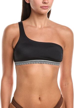 Lemlem Lemlem Lena One-Shoulder Bikini Top