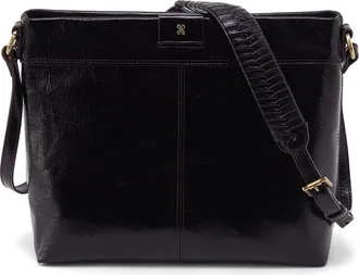 Hobo Medium Romy Leather Crossbody Bag in Black at Nordstrom