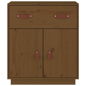 Berkfield Home Sideboard Honey Brown 65.5x40x75 cm Solid Wood Pine