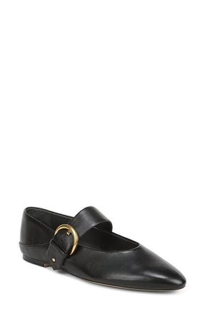 Franco Sarto Reeva Mary Jane Flat in Black at Nordstrom, Size 5.5