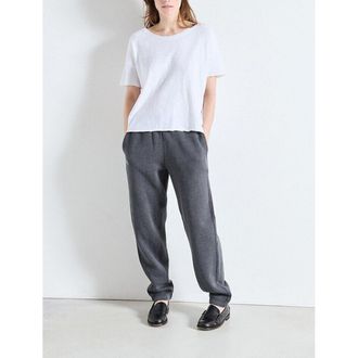 American Vintage T-shirt met ronde hals en korte mouwen SONOMA