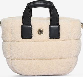Moncler Schultertasche aus gestepptem Fleece Caradoc