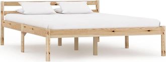 vidaXL Vidaxl - Estructura De Cama Sin Colch&oacute;n Madera Maciza De Pino 140x200 Cm