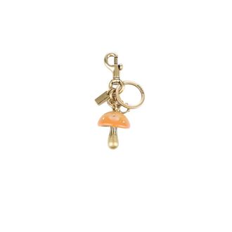 Coach Keyrings, female, Yellow, Size: ONE SIZE Mushroom Bag Charm
