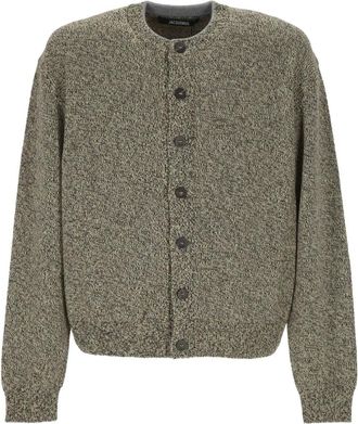 Jacquemus Beige Button-Up Cardigan