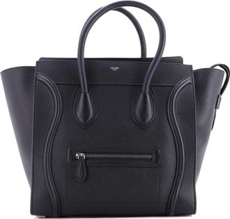 Celine Luggage Bag Grainy Leather Mini tote bag - Zwart
