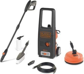 Black+Decker Black&decker - Hidrolimpiadora Black+decker Bxpw1500pe (1500 W, Presi&oacute;n 120 Bares, Caudal 390 L/h) Con Patio Cleaner Y Cepillo Fijo