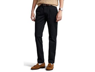 Polo Ralph Lauren Stretch Straight Fit Chino Pants Mens Clothing Polo Black : 30 30, Twill/Elastane/Cotton