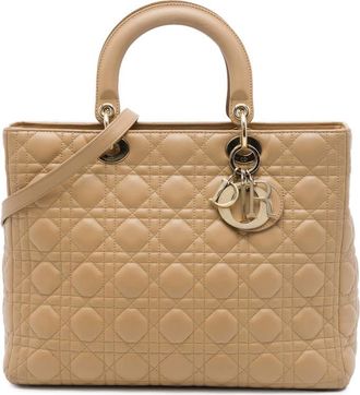 Dior Pre-owned Dior Large Lambskin Cannage Lady Satchel Ladies 9OUTJKH338KNYK2Q