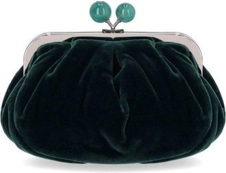 Weekend by Max Mara CLUTCH PASTICCINO GIOCHI VELLUTO VERDE MAX MARA WEEKEND