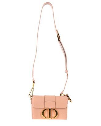 Dior Pastel Pink Leather Micro 30 Montaigne Flap Bag (Authentic Pre-Loved)