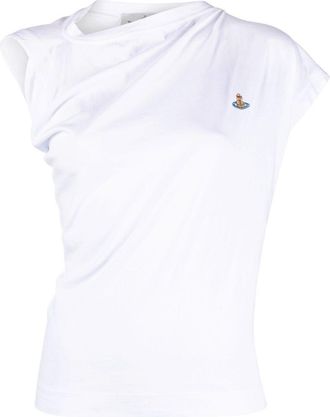 Vivienne Westwood Hebo Draped Cotton Top