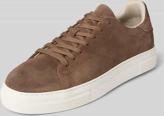 Selected Low Top Sneaker aus echtem Rindsnubuk Modell DAVID in Beige, Größe 40